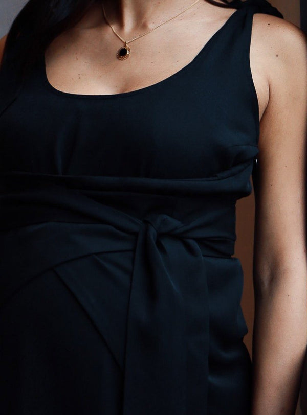 The Icon Maternity Dress - Black