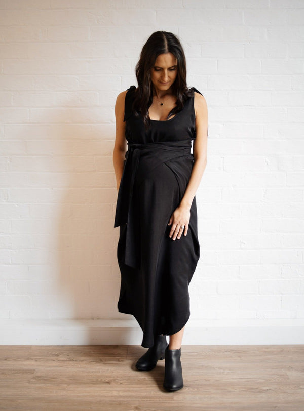 The Icon Maternity Dress - Black