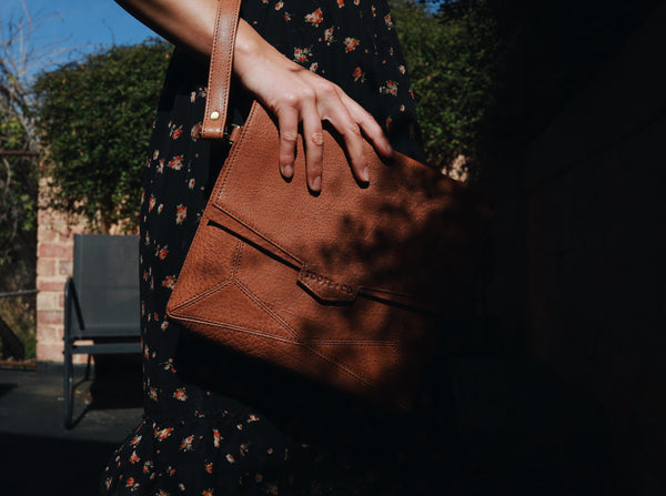 Orbit Cross Body Tan Leather