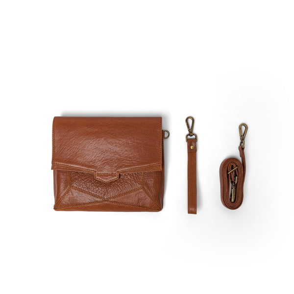 Orbit Cross Body Tan Leather