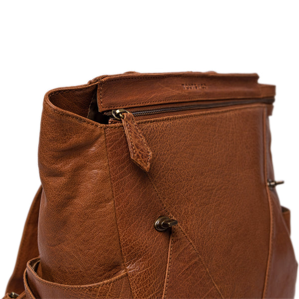 Everything Backpack Tan Leather