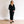 Load image into Gallery viewer, Rib Maternity Dress - Black Organic Cotton
