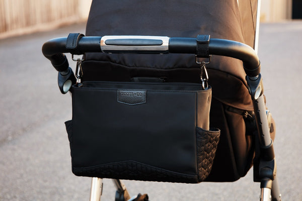 CONVERTIBLE PRAM + SHOULDER ORGANISER - QUILTED