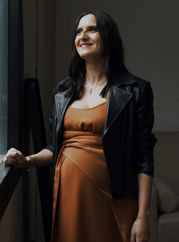 The Icon Maternity Dress - Rust