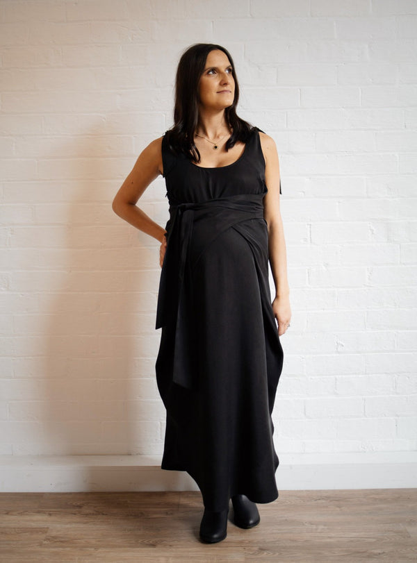 The Icon Maternity Dress - Black