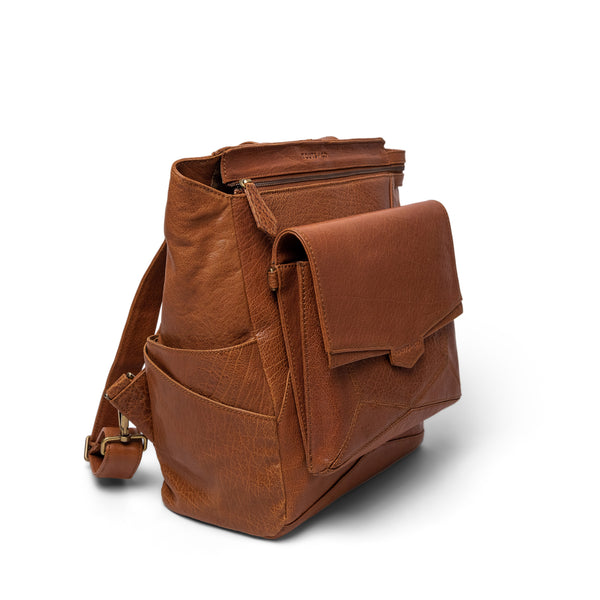 Everything Backpack Tan Leather