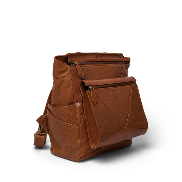 Everything Backpack Tan Leather