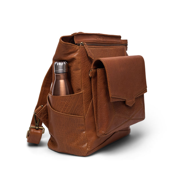 Everything Backpack Tan Leather