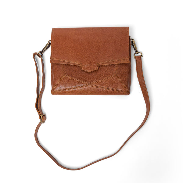 Orbit Cross Body Tan Leather