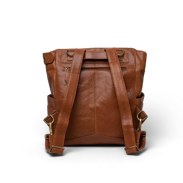 Everything Backpack Tan Leather