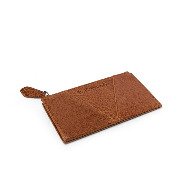 The Gem Card Wallet Tan Leather