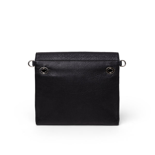 Orbit Cross Body Black Leather