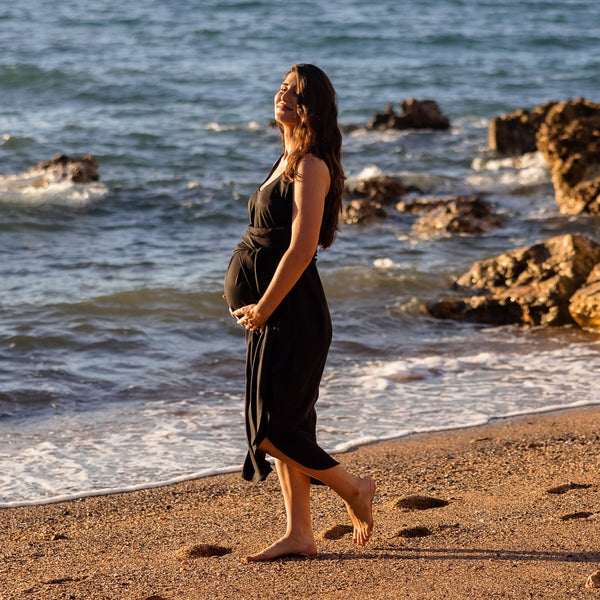 The Icon Maternity Dress - Black