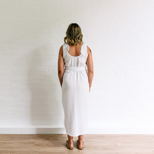 The Icon Maternity Dress - White