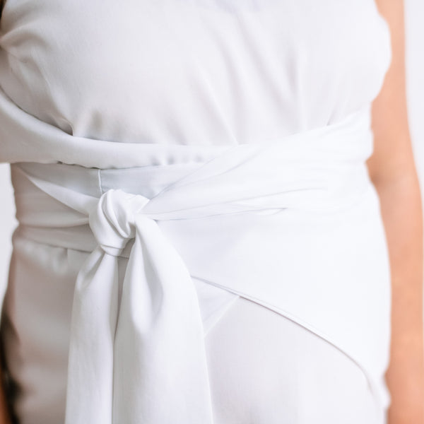 The Icon Maternity Dress - White