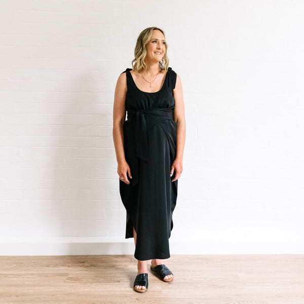 The Icon Maternity Dress - Black