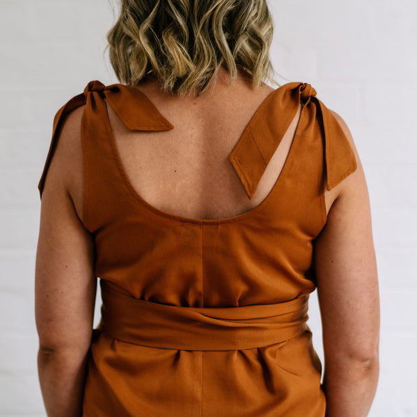 The Icon Maternity Dress - Rust