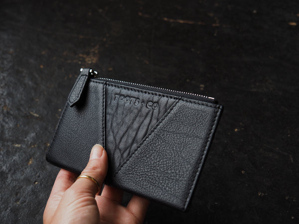 toots and co italian leather card wallet
